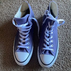 Purple high top converse